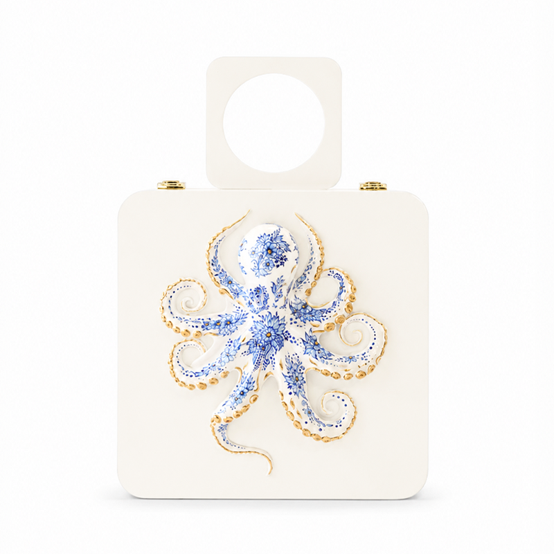 Porcelain Octopus Handbag