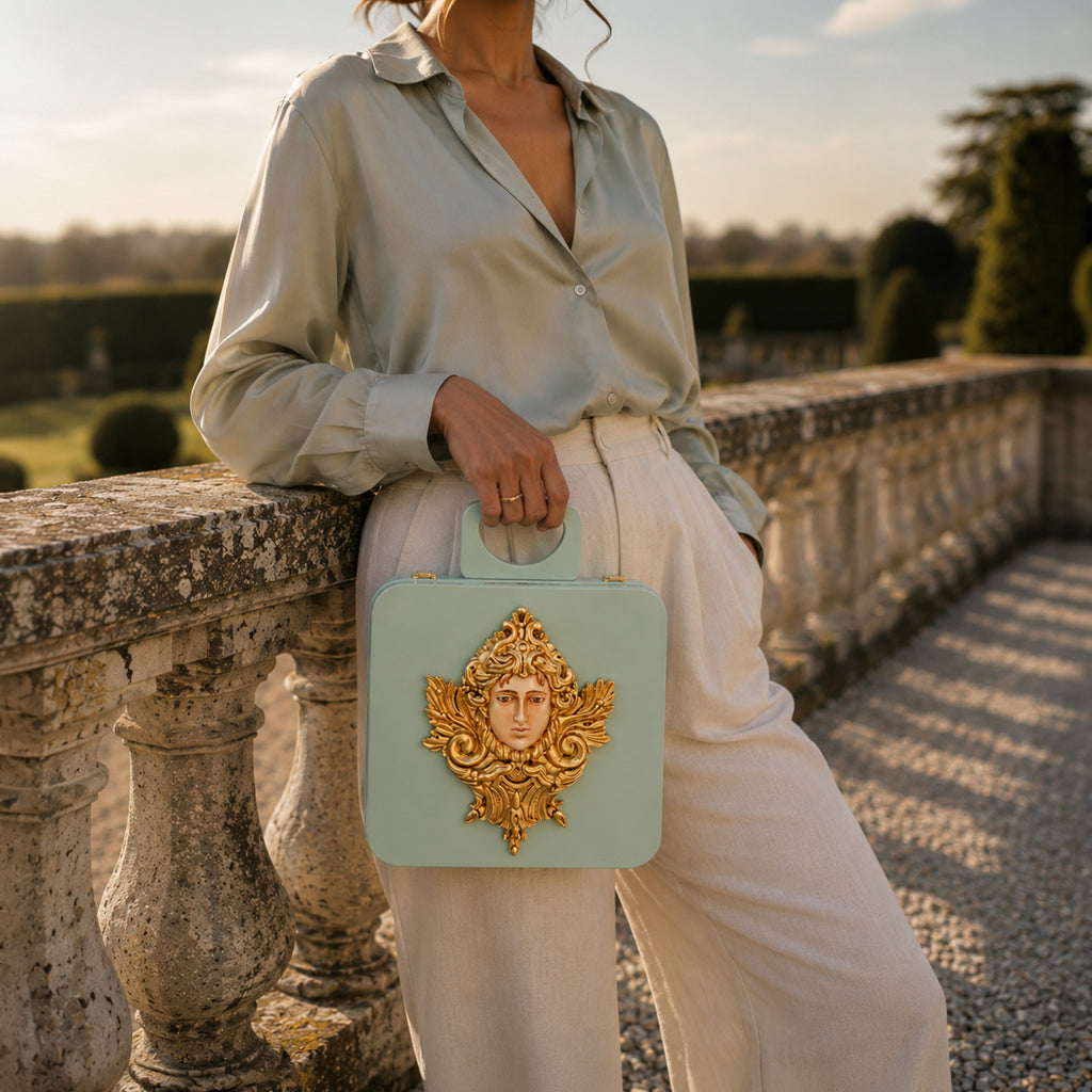 Baroque Face Handbag