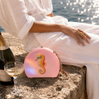 Pink Seahorse Sling Bag