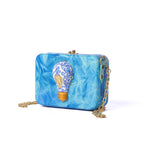 Aqua Light Bulb Sling Bag