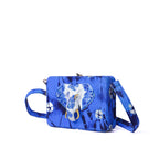 Blue Porcelain Elephant Sling Bag