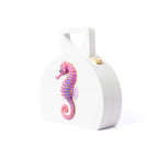 White Seahorse Handle Bag