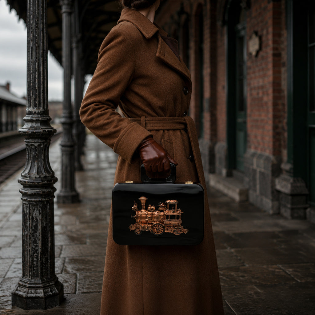 Vintage Train Handbag