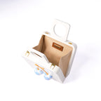 White Cherry Handle Bag