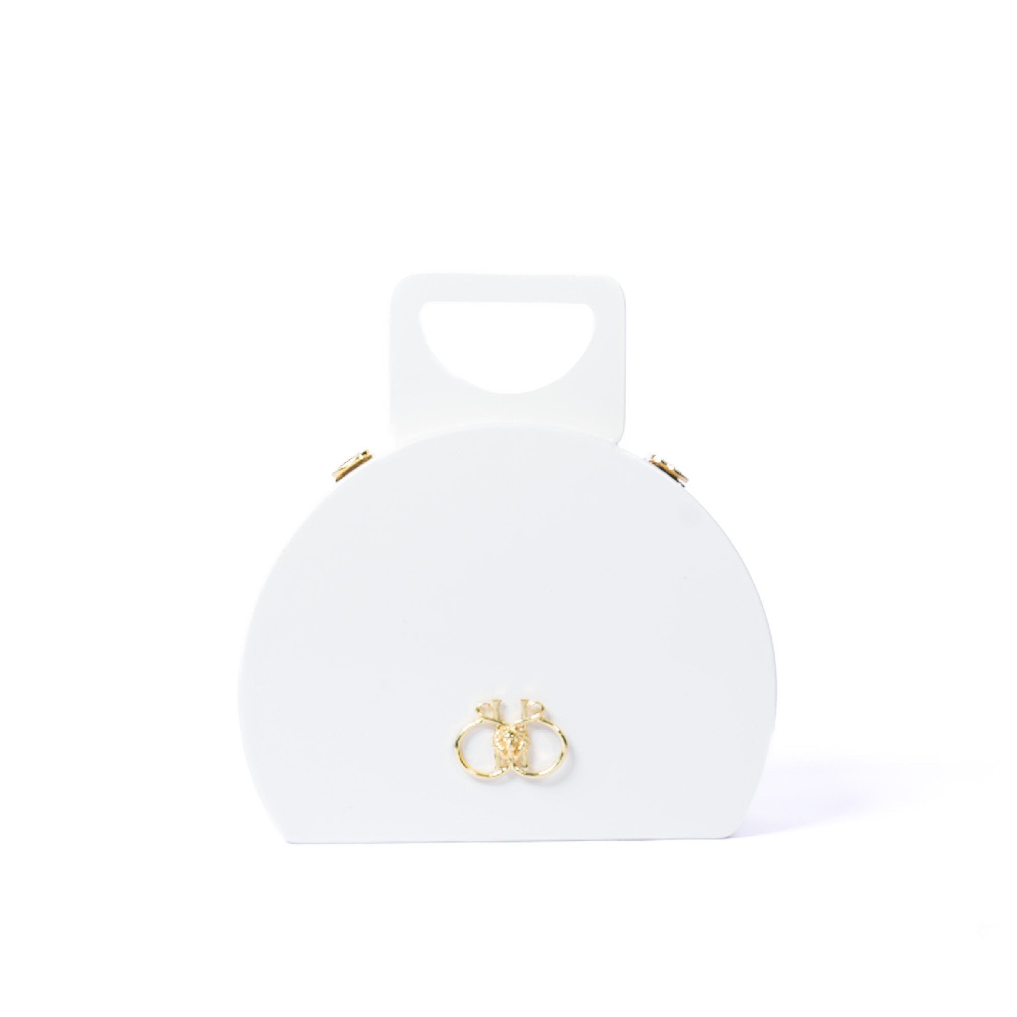 White Seahorse Handle Bag