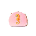 Pink Seahorse Sling Bag
