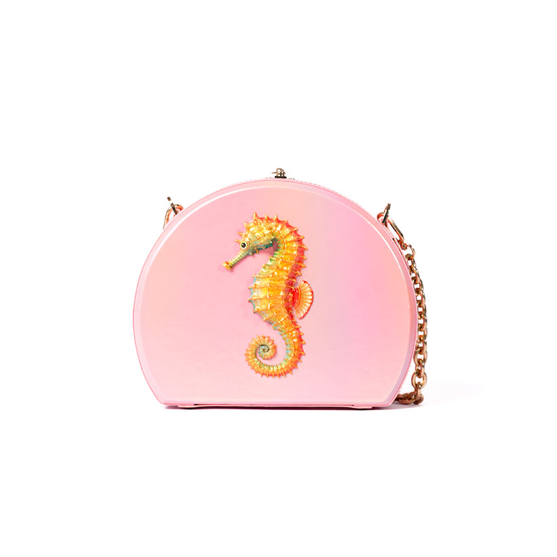 Pink Seahorse Sling Bag