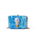 Aqua Light Bulb Sling Bag