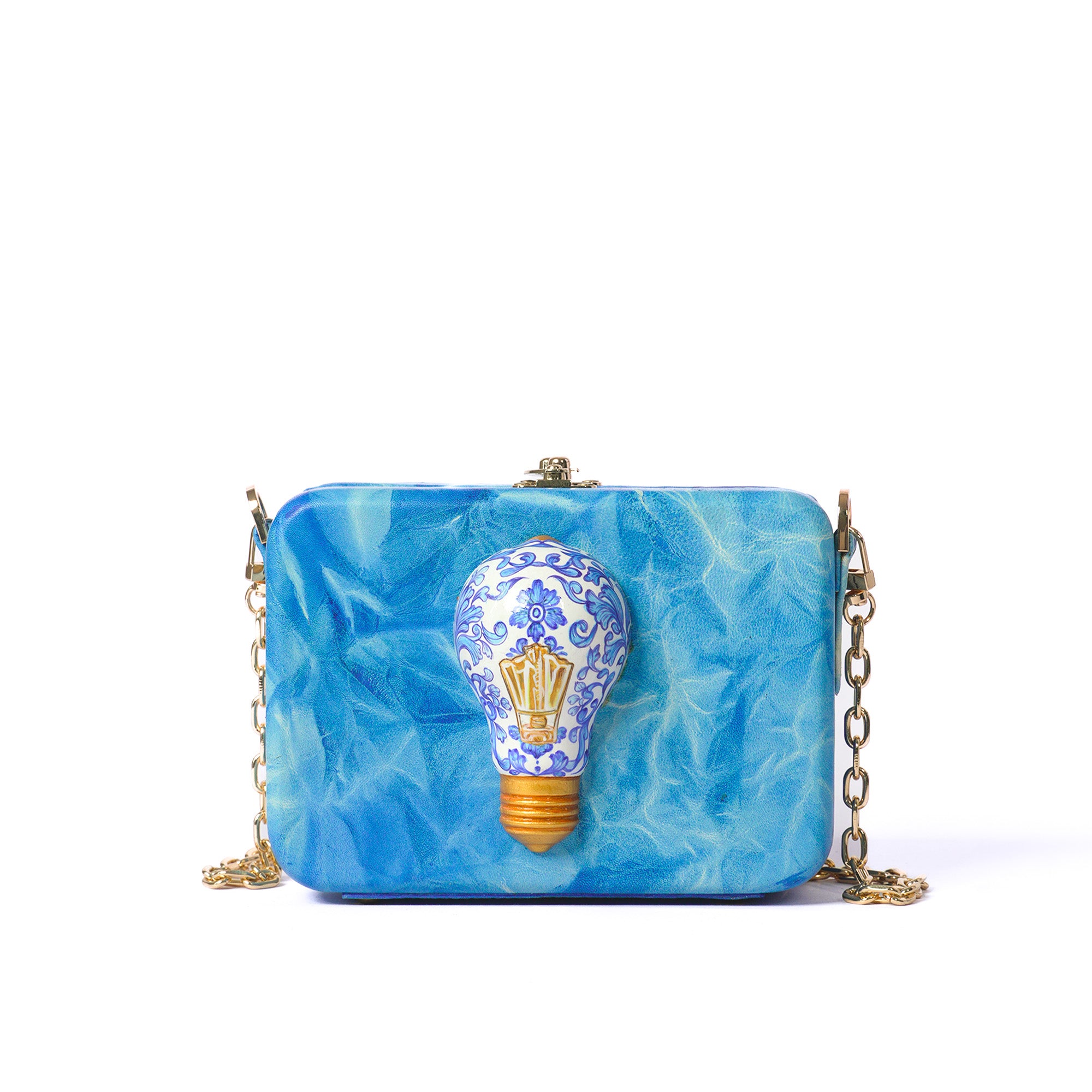 Aqua Light Bulb Sling Bag