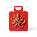 Red Octopus Handle Bag