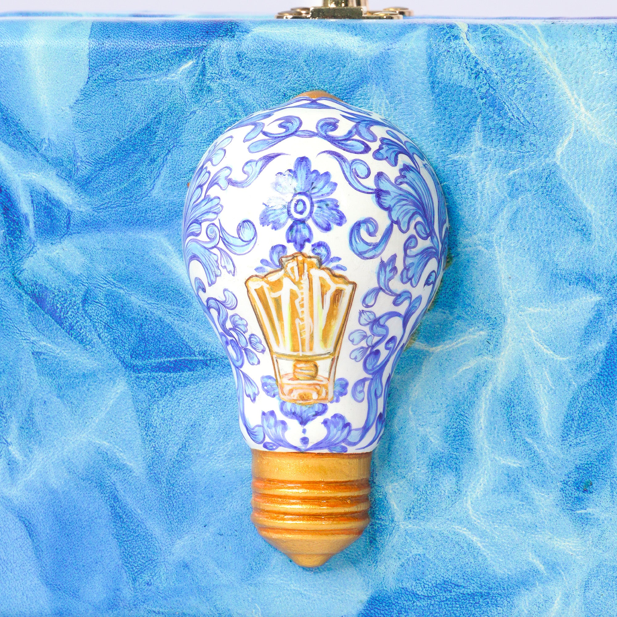 Aqua Light Bulb Sling Bag