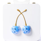 White Cherry Handle Bag