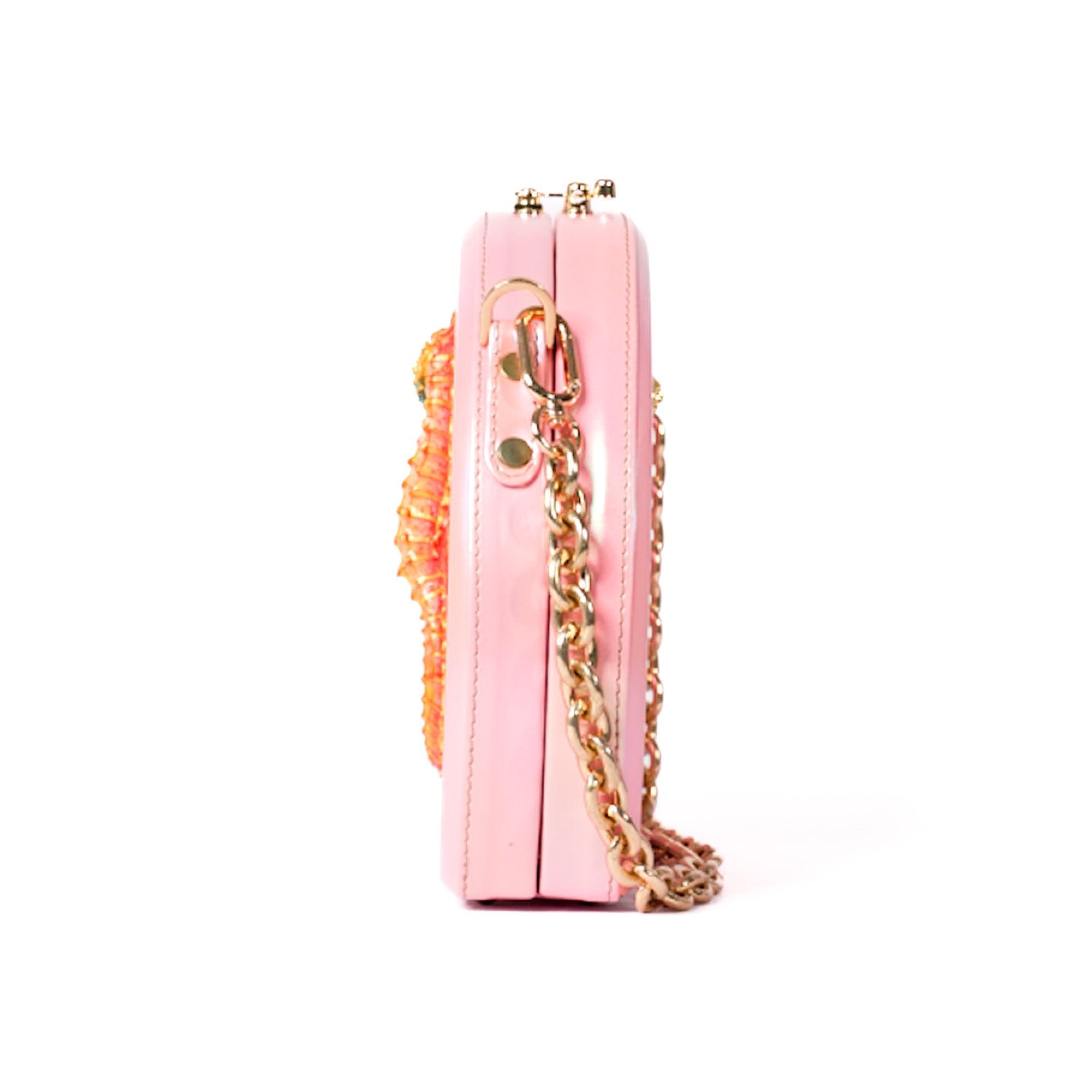 Pink Seahorse Sling Bag