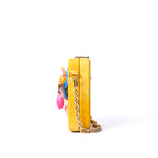 Yellow Playful Cat Sling Bag