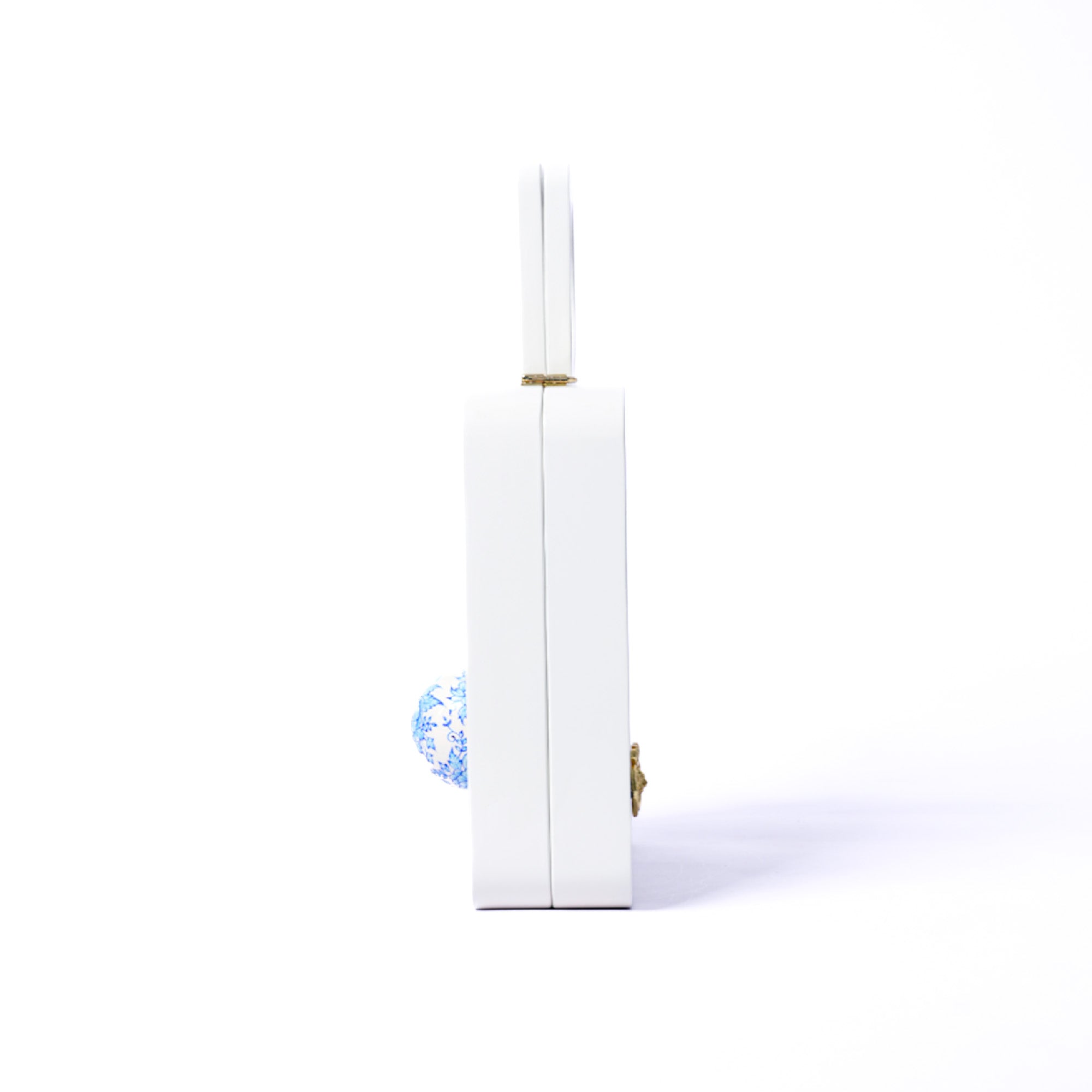 White Cherry Handle Bag