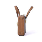 Brown Lion Briefcase Bag