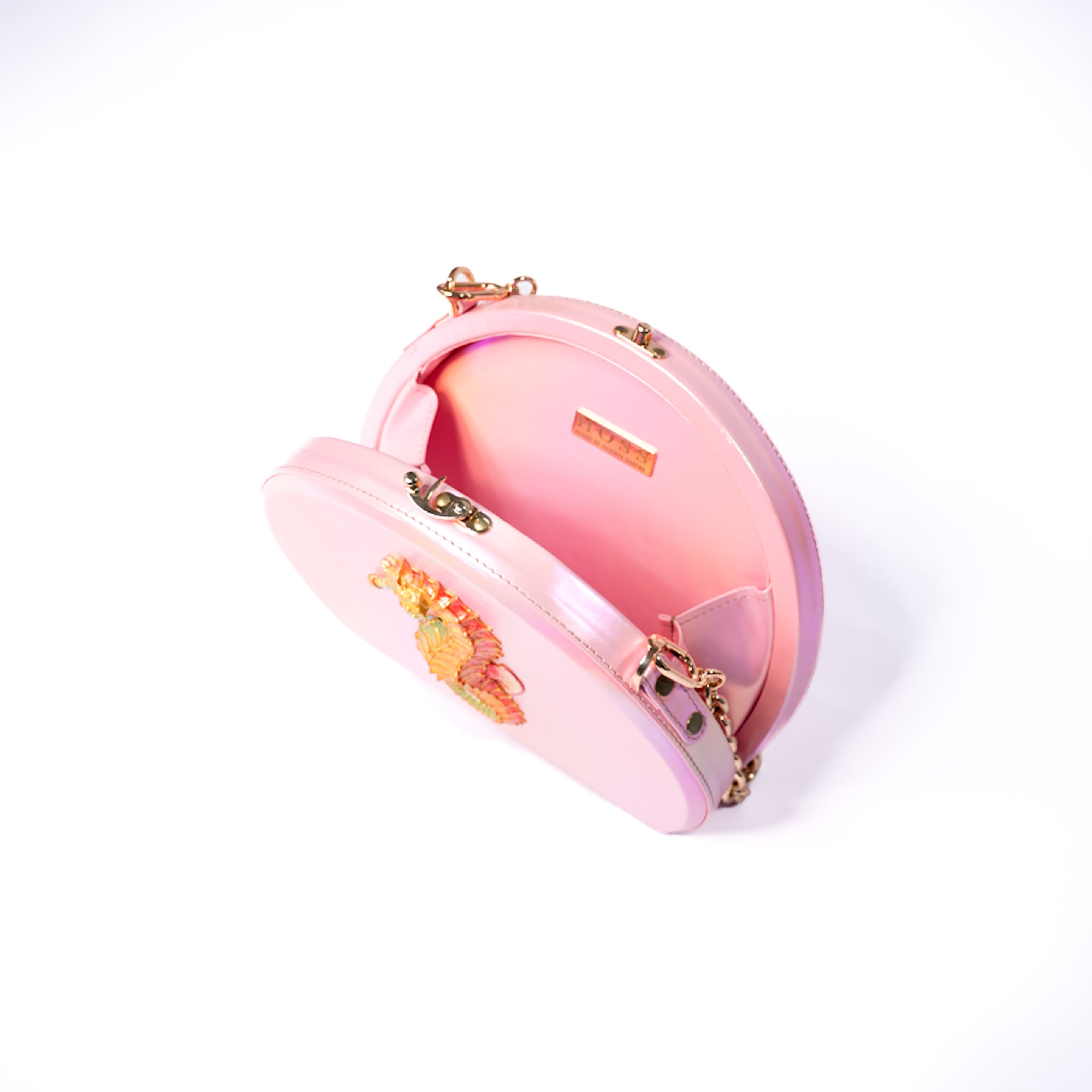 Pink Seahorse Sling Bag